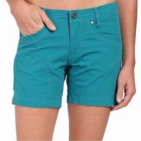 Kuhl Pants - KHUL performance splash 5.5 in “emerald sea” size 6